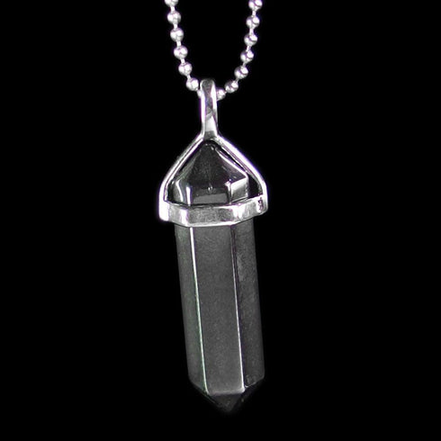 Hematite Gemstone Pendant Necklace